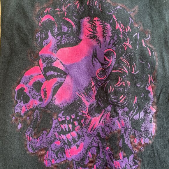 Unisex MAMI'S JUDGEMENT WRESTLING RIPLEY Horror Goth WWE Black T-Shirt - Picture 9 of 10